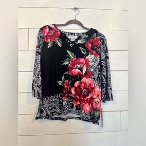 Petite Small 3/4 sleeve blouse